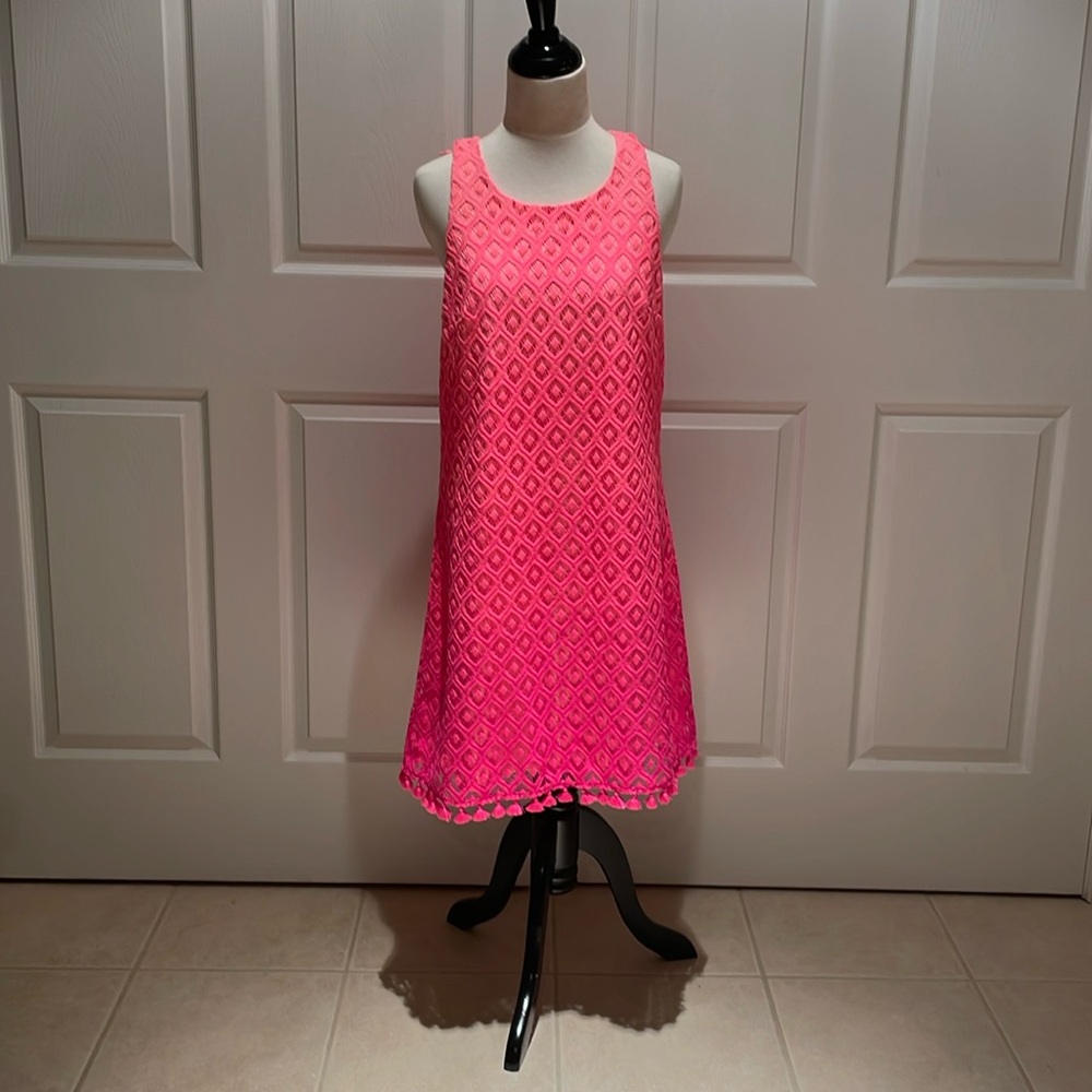 Lilly Pulitzer Ombré Tassel Shift Dress-S
